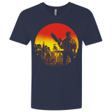 T-Shirts Midnight Navy / X-Small Bad Education Men's Premium V-Neck