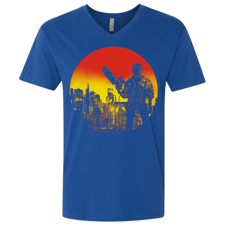 T-Shirts Royal / X-Small Bad Education Men's Premium V-Neck