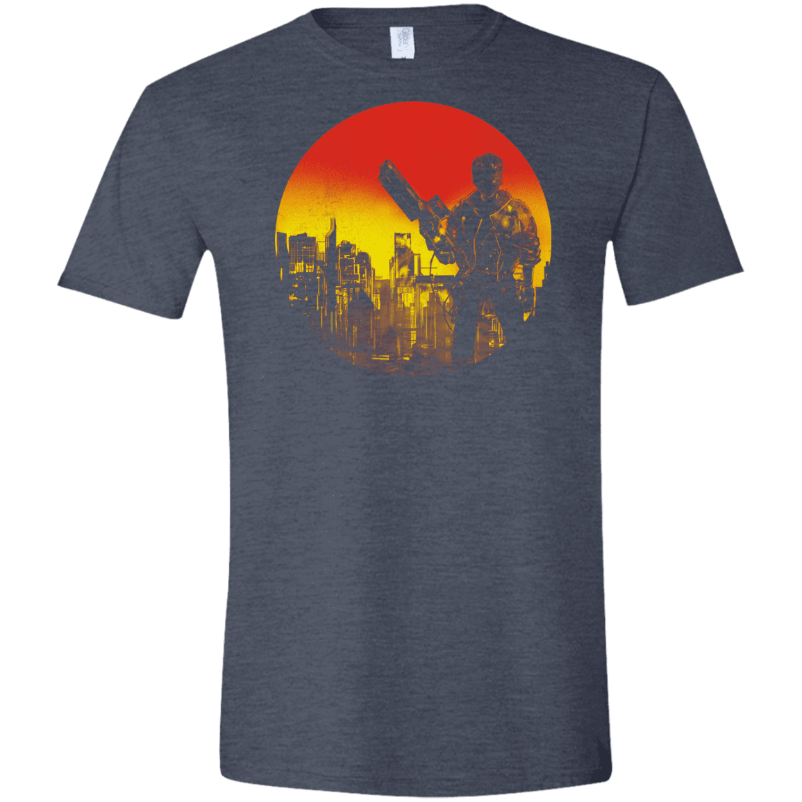 T-Shirts Heather Navy / S Bad Education Men's Semi-Fitted Softstyle