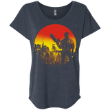 T-Shirts Vintage Navy / X-Small Bad Education Triblend Dolman Sleeve