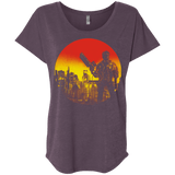 T-Shirts Vintage Purple / X-Small Bad Education Triblend Dolman Sleeve