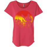 T-Shirts Vintage Red / X-Small Bad Education Triblend Dolman Sleeve