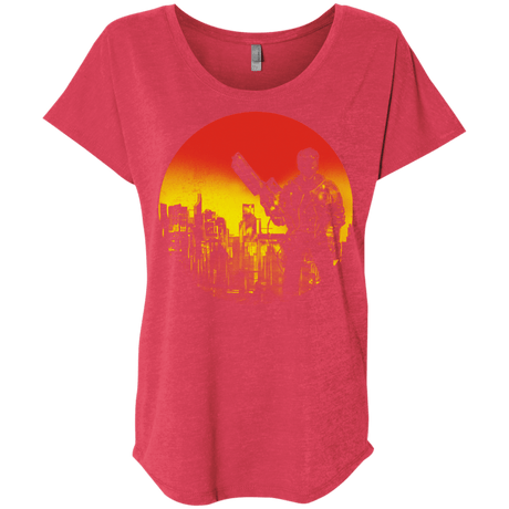 T-Shirts Vintage Red / X-Small Bad Education Triblend Dolman Sleeve