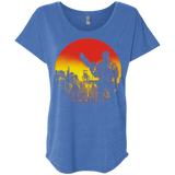 T-Shirts Vintage Royal / X-Small Bad Education Triblend Dolman Sleeve