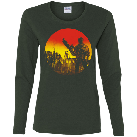 T-Shirts Forest / S Bad Education Women's Long Sleeve T-Shirt