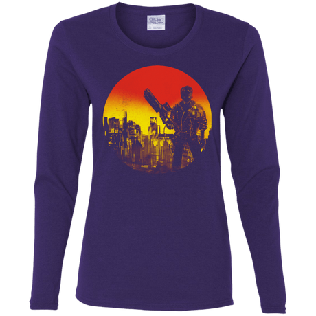 T-Shirts Purple / S Bad Education Women's Long Sleeve T-Shirt