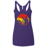 T-Shirts Purple Rush / X-Small Bad Education Women's Triblend Racerback Tank