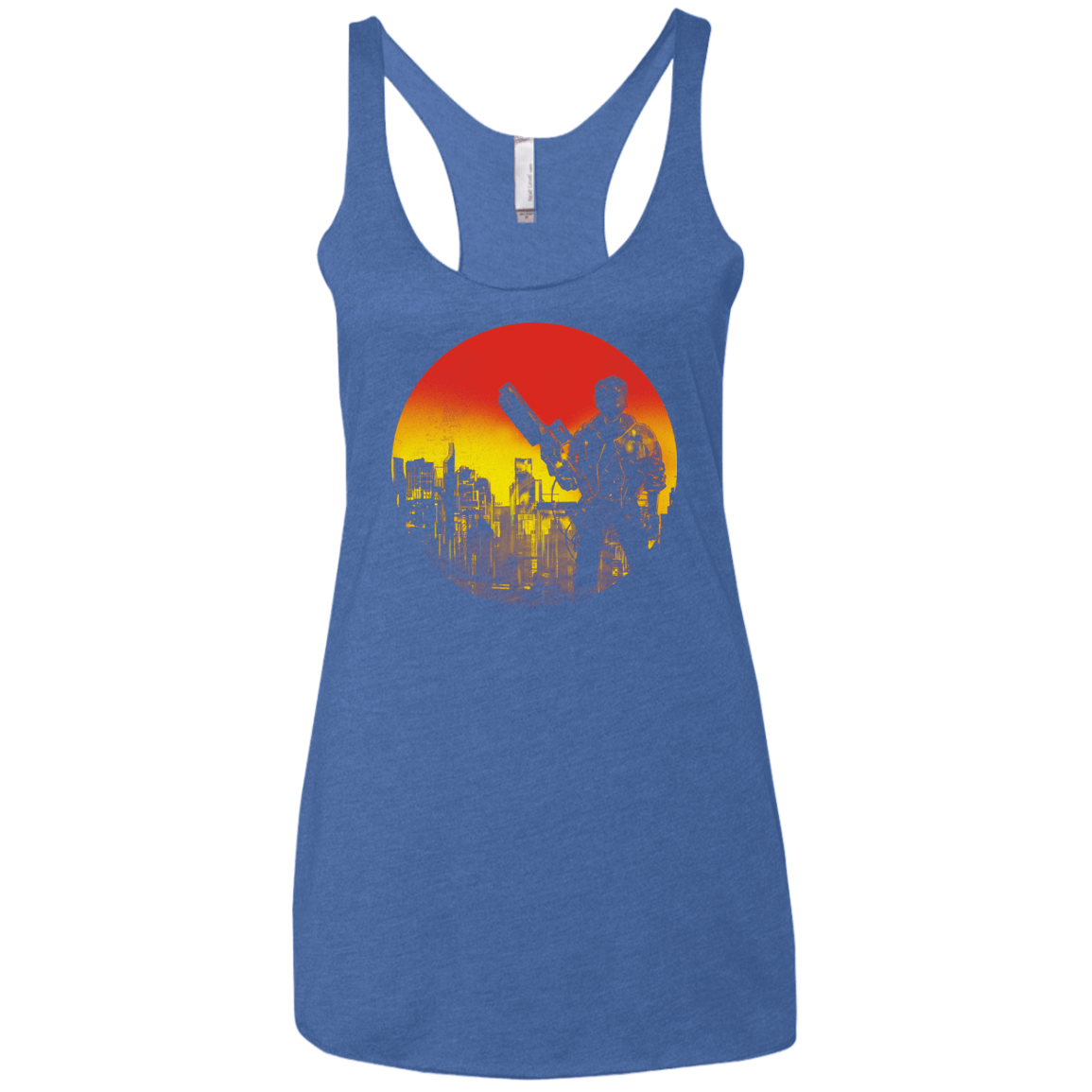 T-Shirts Vintage Royal / X-Small Bad Education Women's Triblend Racerback Tank