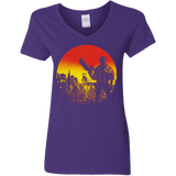 T-Shirts Purple / S Bad Education Women's V-Neck T-Shirt