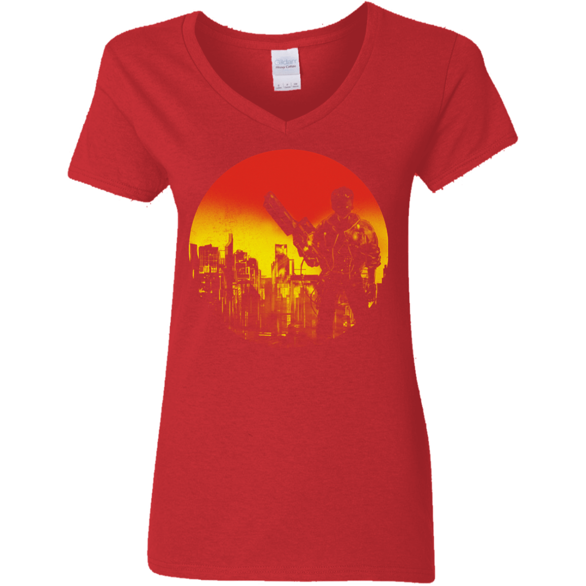 T-Shirts Red / S Bad Education Women's V-Neck T-Shirt