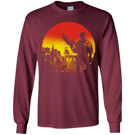 T-Shirts Maroon / YS Bad Education Youth Long Sleeve T-Shirt