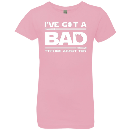 T-Shirts Light Pink / YXS Bad Feeling Girls Premium T-Shirt