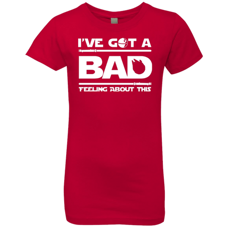 T-Shirts Red / YXS Bad Feeling Girls Premium T-Shirt