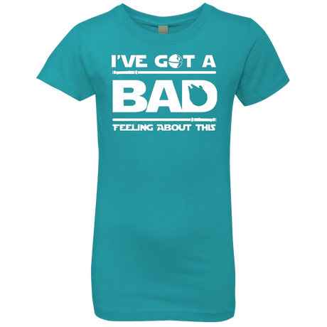 T-Shirts Tahiti Blue / YXS Bad Feeling Girls Premium T-Shirt