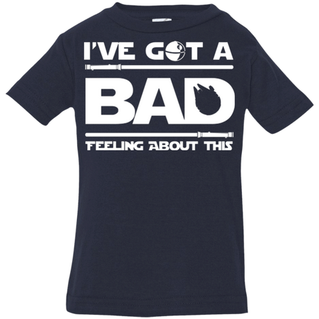 T-Shirts Navy / 6 Months Bad Feeling Infant Premium T-Shirt