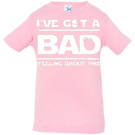 T-Shirts Pink / 6 Months Bad Feeling Infant Premium T-Shirt