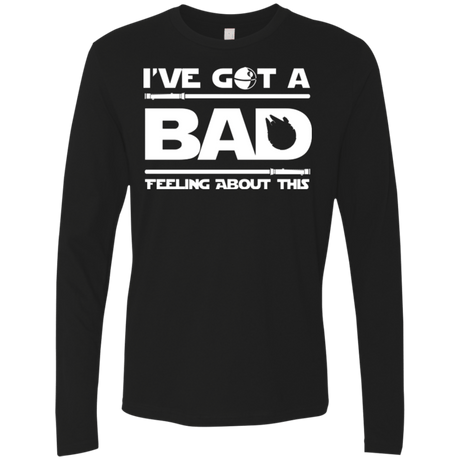 T-Shirts Black / Small Bad Feeling Men's Premium Long Sleeve