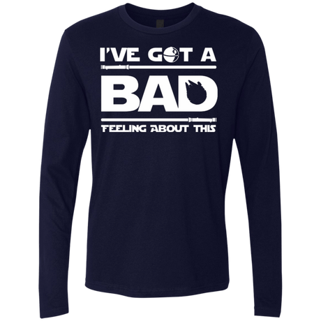 T-Shirts Midnight Navy / Small Bad Feeling Men's Premium Long Sleeve