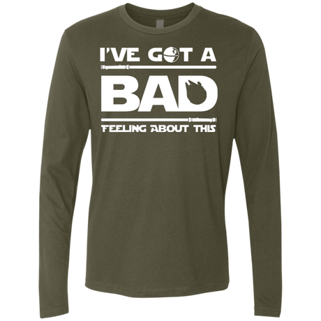T-Shirts Military Green / Small Bad Feeling Men's Premium Long Sleeve