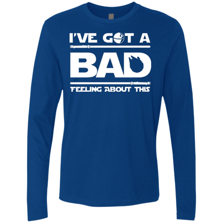 T-Shirts Royal / Small Bad Feeling Men's Premium Long Sleeve