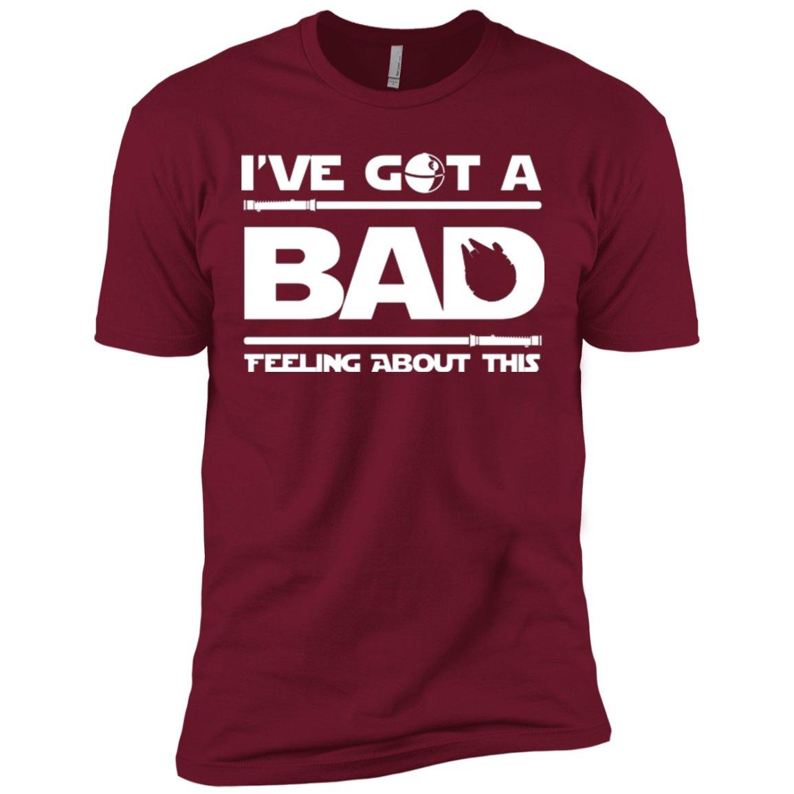 T-Shirts Cardinal / X-Small Bad Feeling Men's Premium T-Shirt