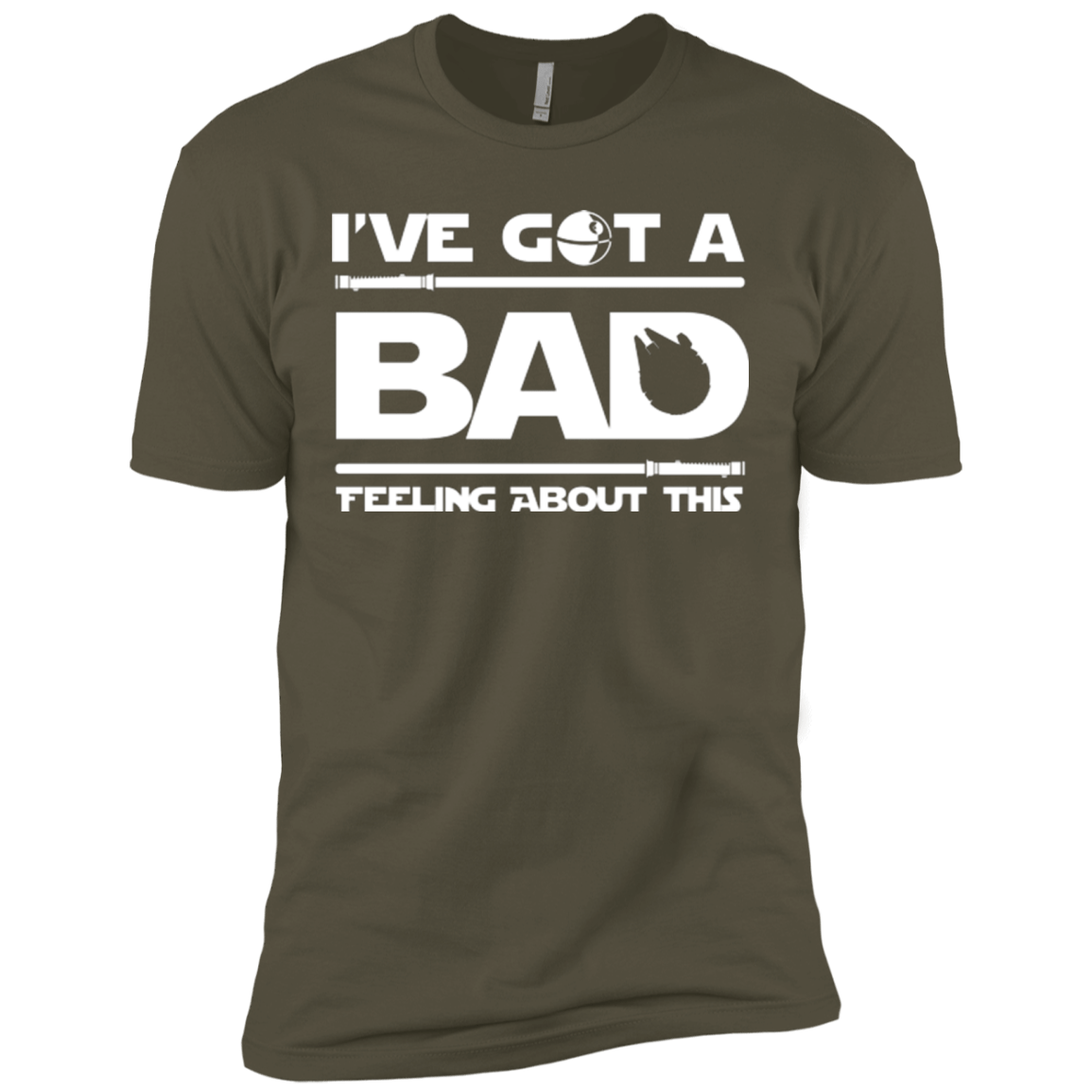 T-Shirts Military Green / X-Small Bad Feeling Men's Premium T-Shirt