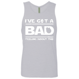 T-Shirts Heather Grey / Small Bad Feeling Men's Premium Tank Top