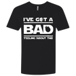 T-Shirts Black / X-Small Bad Feeling Men's Premium V-Neck