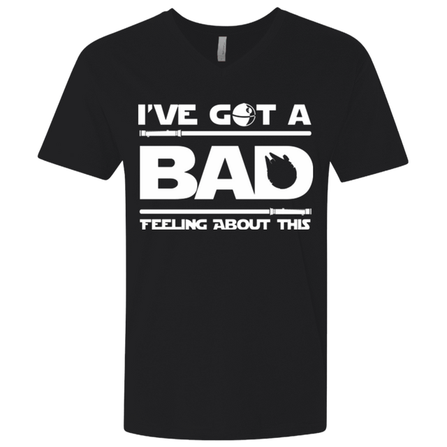T-Shirts Black / X-Small Bad Feeling Men's Premium V-Neck