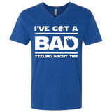 T-Shirts Royal / X-Small Bad Feeling Men's Premium V-Neck
