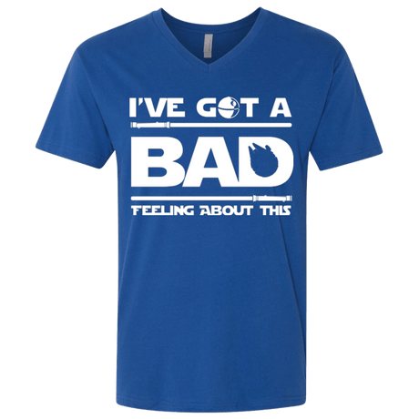 T-Shirts Royal / X-Small Bad Feeling Men's Premium V-Neck