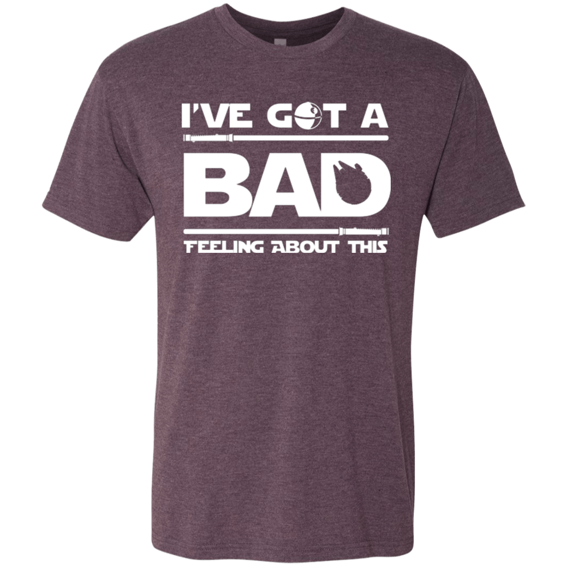 T-Shirts Vintage Purple / Small Bad Feeling Men's Triblend T-Shirt