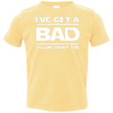 T-Shirts Butter / 2T Bad Feeling Toddler Premium T-Shirt
