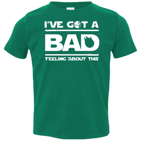 T-Shirts Kelly / 2T Bad Feeling Toddler Premium T-Shirt
