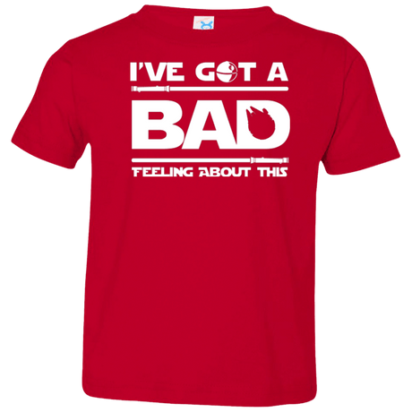 T-Shirts Red / 2T Bad Feeling Toddler Premium T-Shirt
