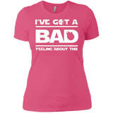 T-Shirts Hot Pink / X-Small Bad Feeling Women's Premium T-Shirt