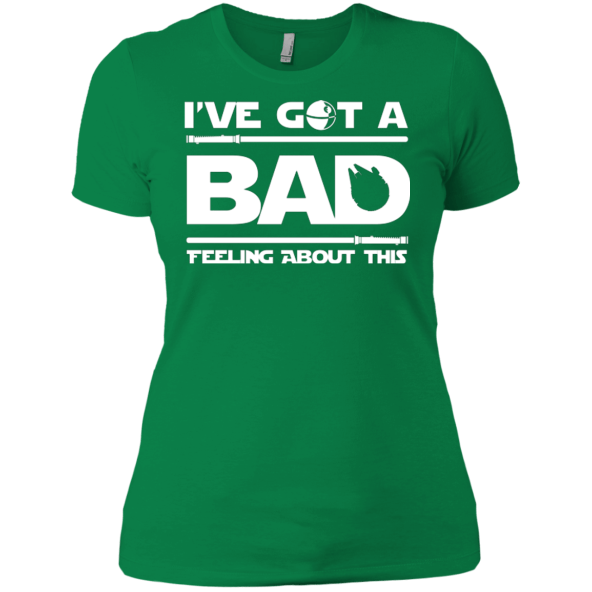 T-Shirts Kelly Green / X-Small Bad Feeling Women's Premium T-Shirt