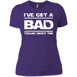 T-Shirts Purple / X-Small Bad Feeling Women's Premium T-Shirt