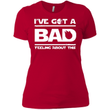 T-Shirts Red / X-Small Bad Feeling Women's Premium T-Shirt