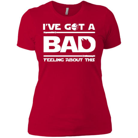 T-Shirts Red / X-Small Bad Feeling Women's Premium T-Shirt