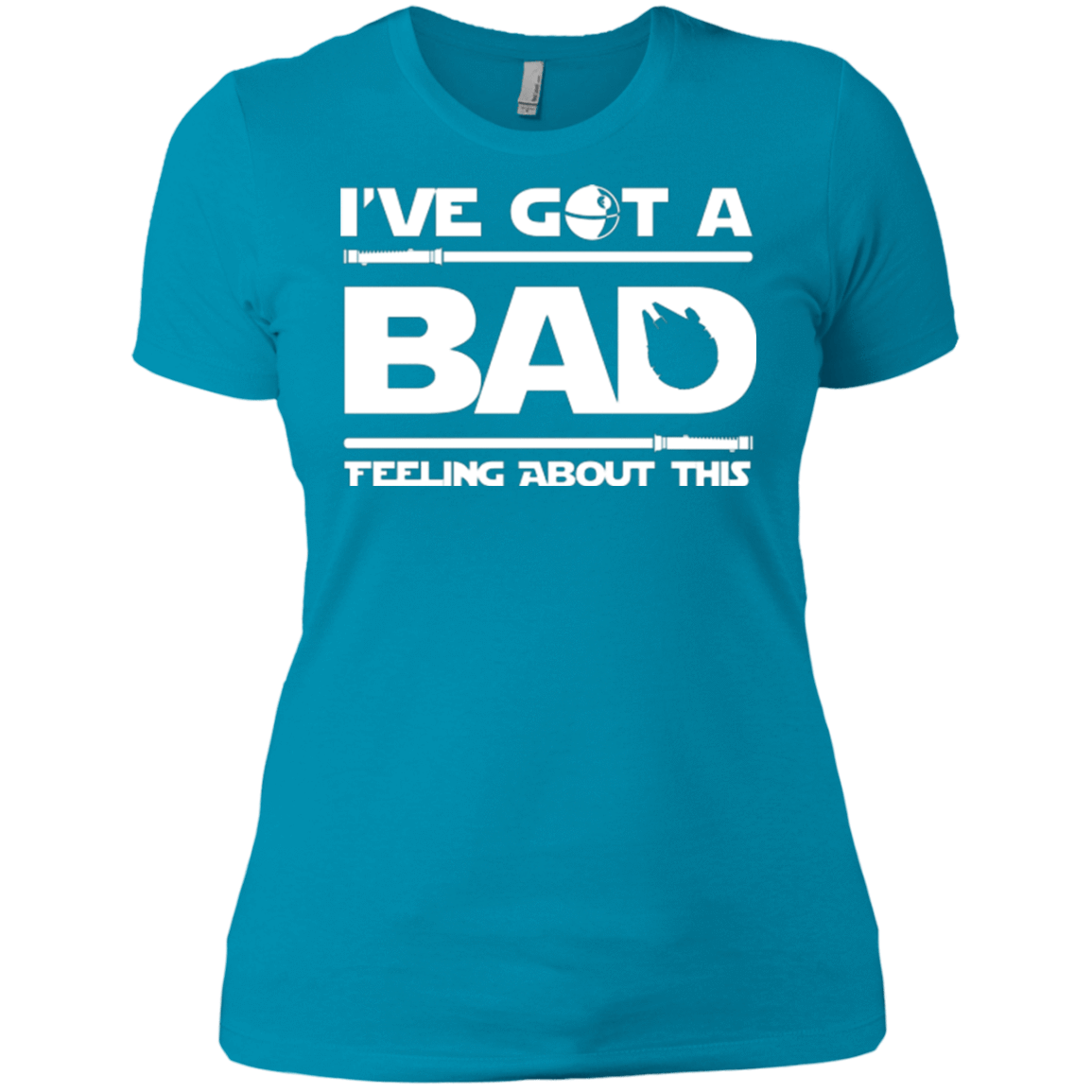 T-Shirts Turquoise / X-Small Bad Feeling Women's Premium T-Shirt