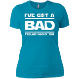 T-Shirts Turquoise / X-Small Bad Feeling Women's Premium T-Shirt