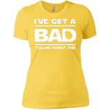 T-Shirts Vibrant Yellow / X-Small Bad Feeling Women's Premium T-Shirt