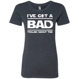 T-Shirts Vintage Navy / Small Bad Feeling Women's Triblend T-Shirt