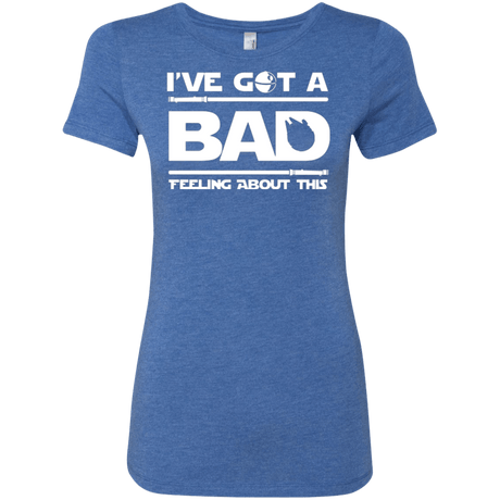T-Shirts Vintage Royal / Small Bad Feeling Women's Triblend T-Shirt