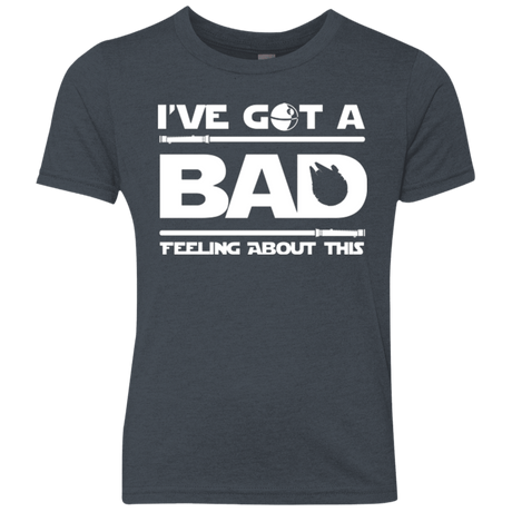 T-Shirts Vintage Navy / YXS Bad Feeling Youth Triblend T-Shirt