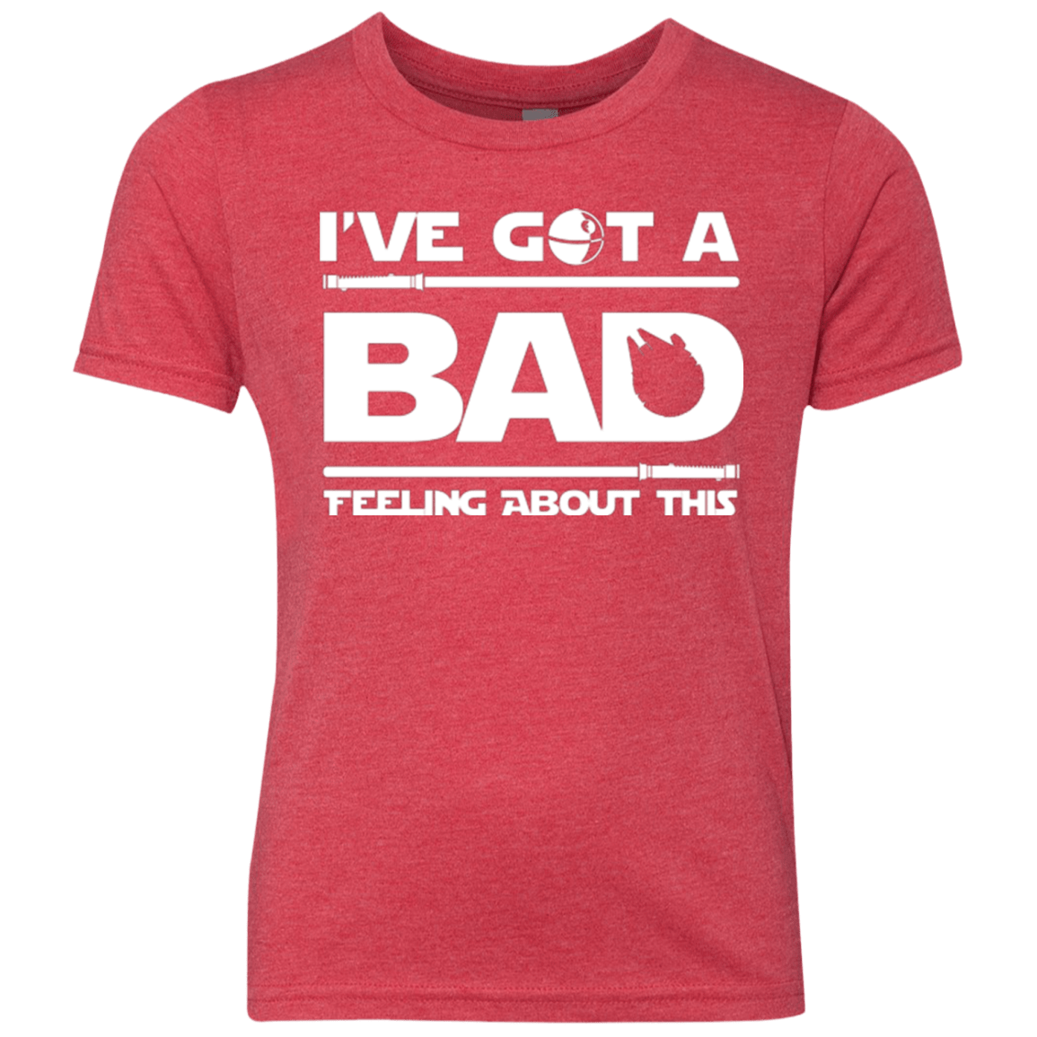 T-Shirts Vintage Red / YXS Bad Feeling Youth Triblend T-Shirt