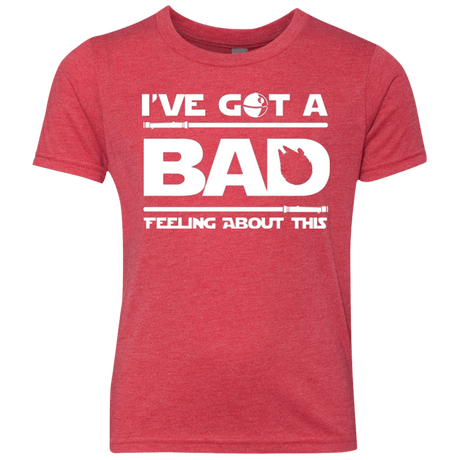 T-Shirts Vintage Red / YXS Bad Feeling Youth Triblend T-Shirt