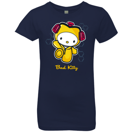 T-Shirts Midnight Navy / YXS Bad Kitty Girls Premium T-Shirt
