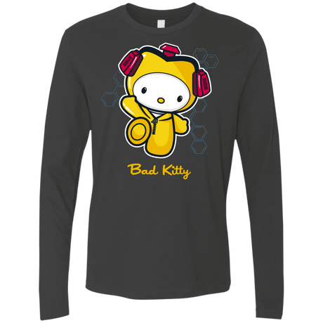 T-Shirts Heavy Metal / Small Bad Kitty Men's Premium Long Sleeve